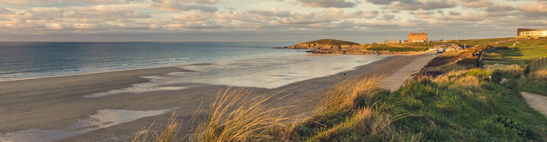 fistral beach in Cornwall