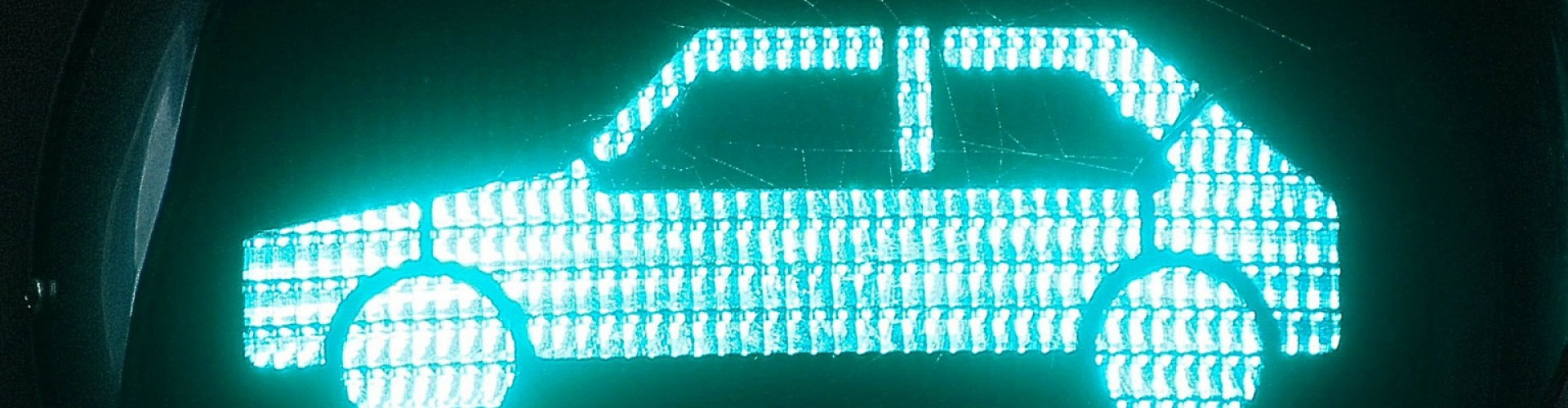 car icon light up in green light