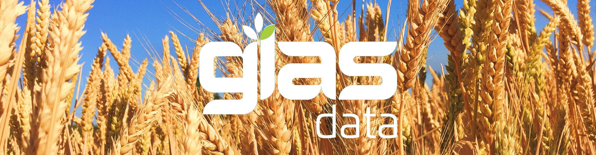 glas data logo over image of wheat field