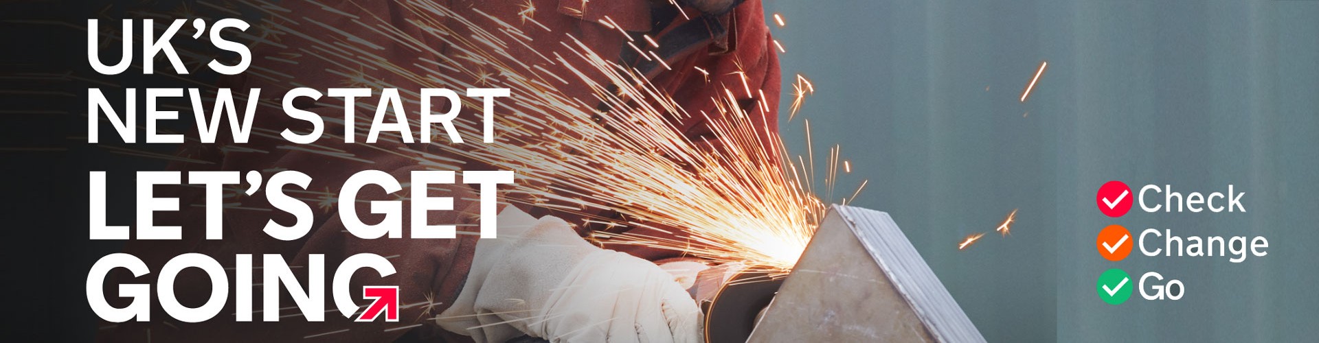 let's get going text over image of angle grinder at work