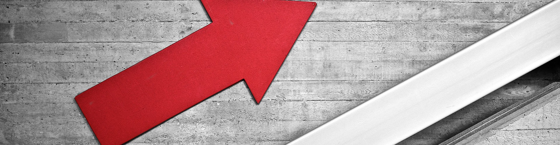 arrow going up