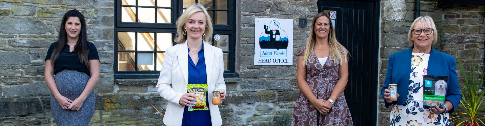 liz truss visits ideal foods