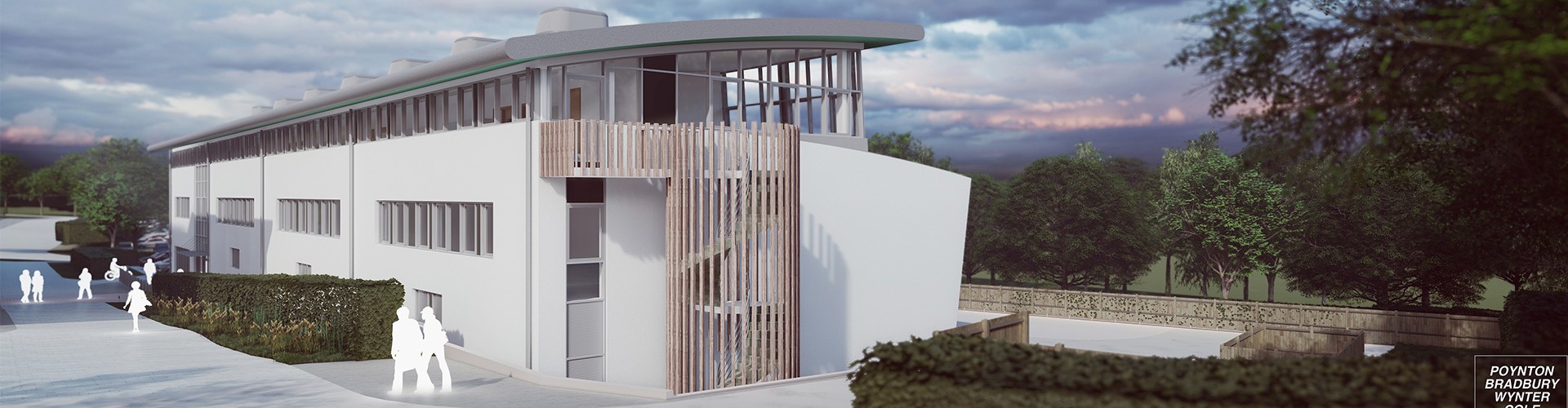 Architects view of building  