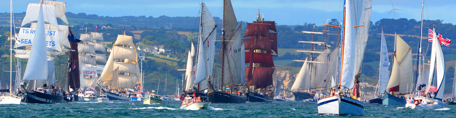 tall ships in falmouth bay