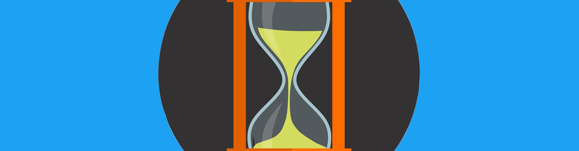 illustration of an hourglass