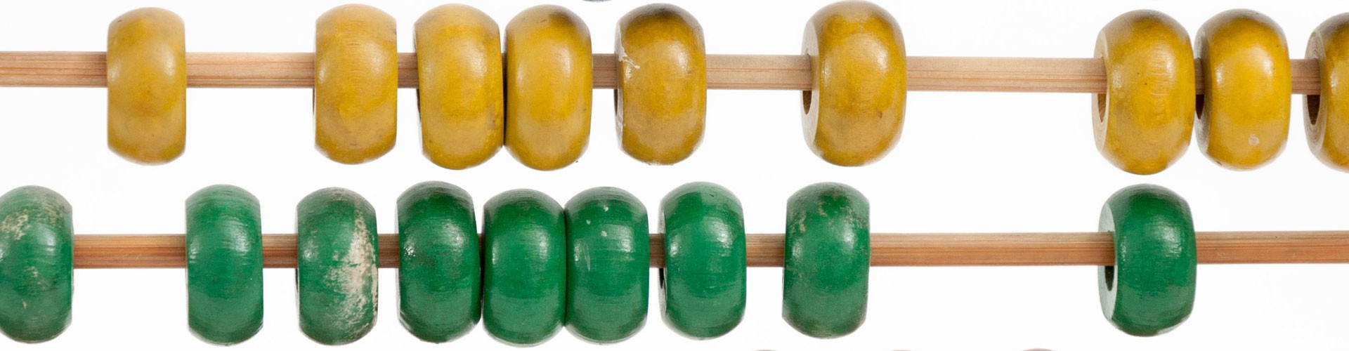 abacus with colourful beads