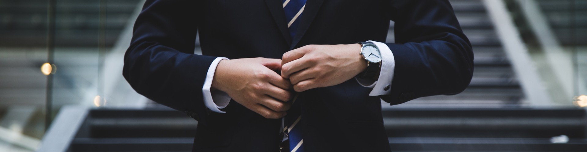 professional man in suit