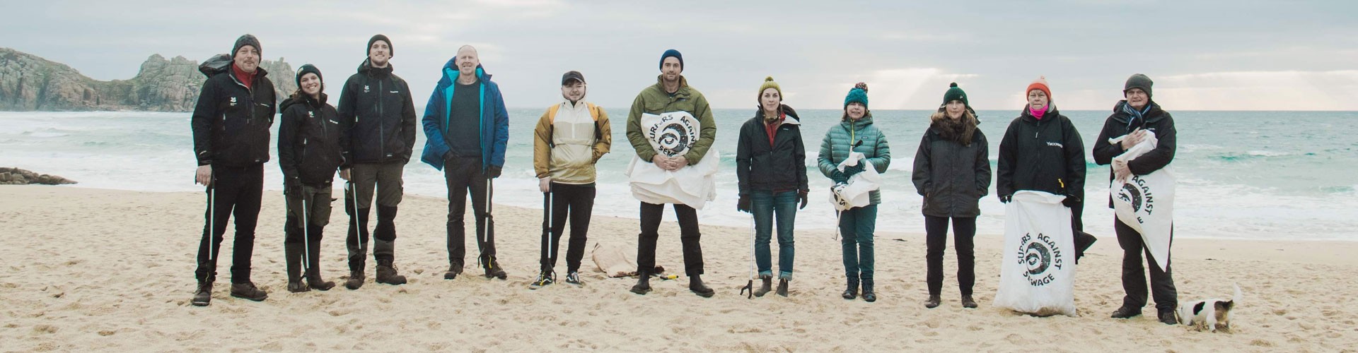 Porthcurno beach clean PK