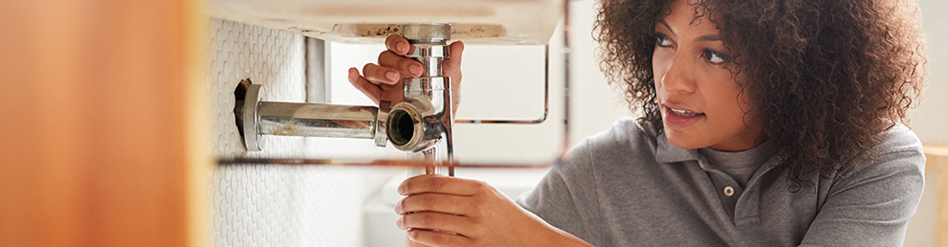woman plumber