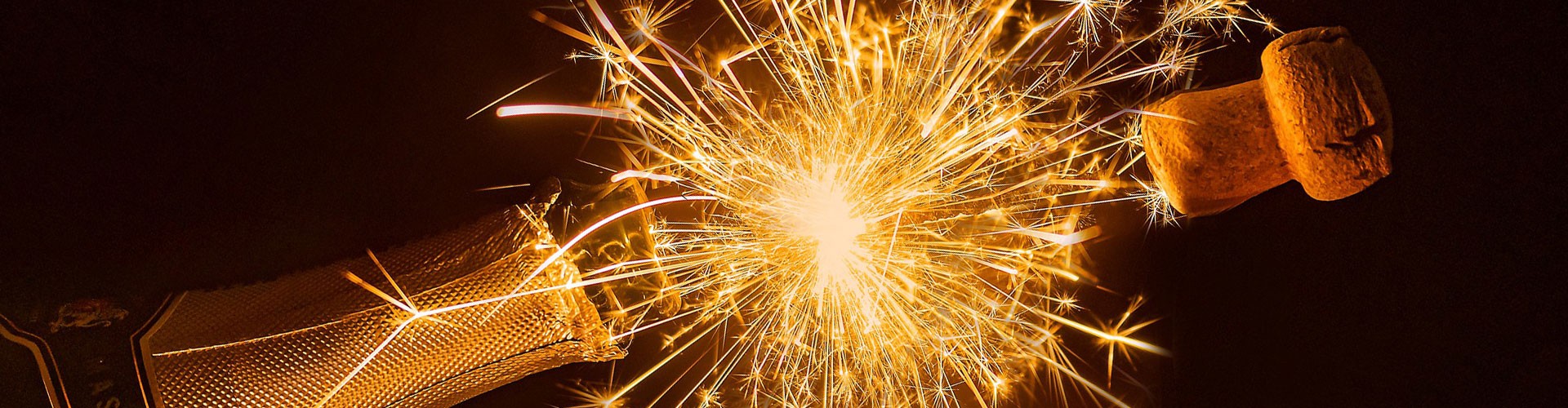 champagne fireworks