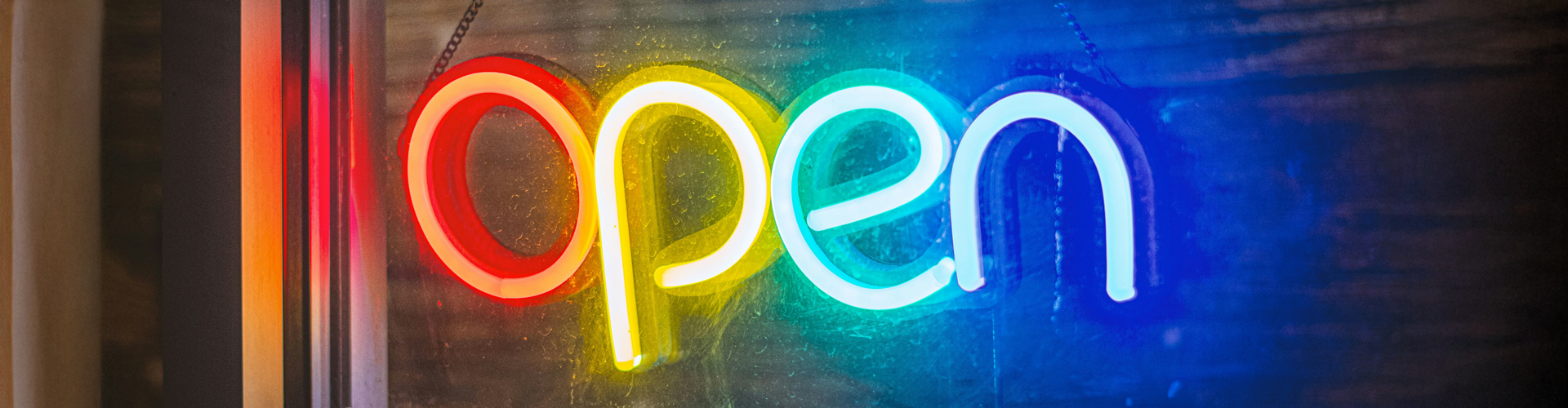 neon open sign