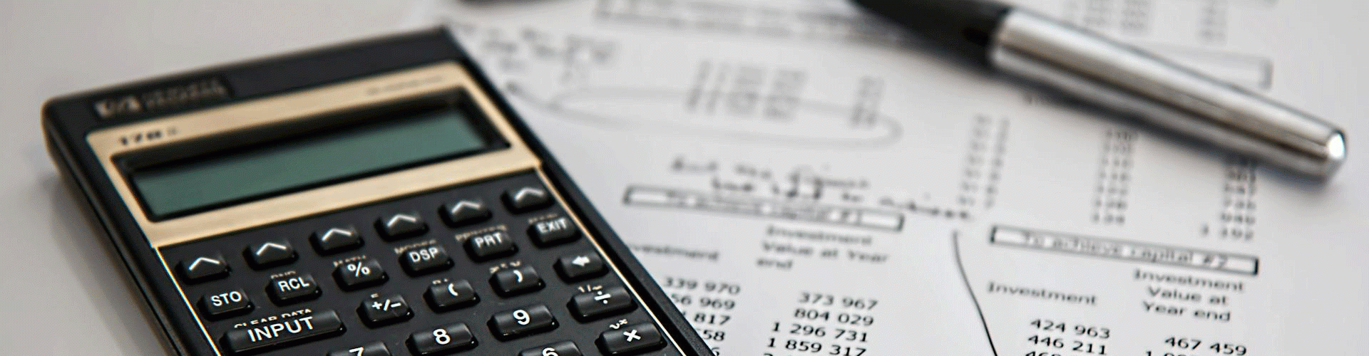 Image of a finance budget