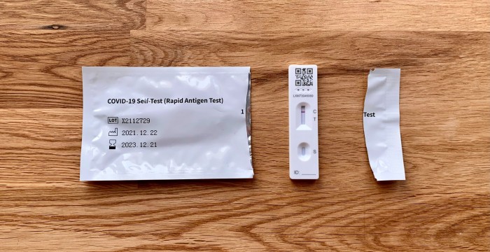 covid lateral flow test