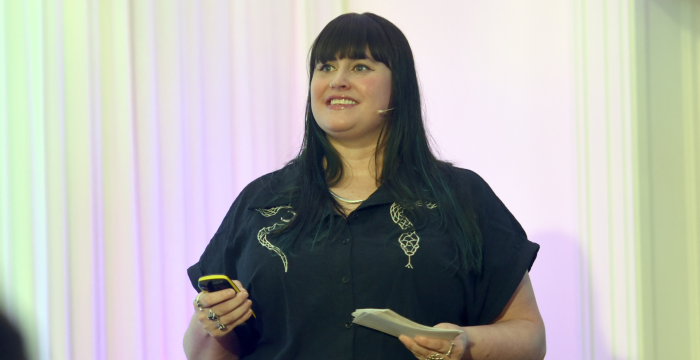 Lyssa-Fêe-Crump at event