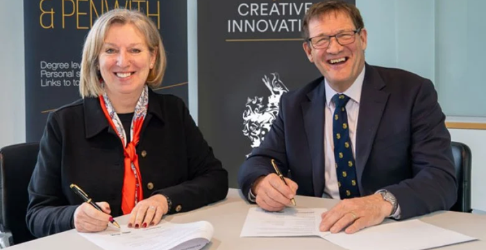 Falmouth University & Truro Penwith College Signing