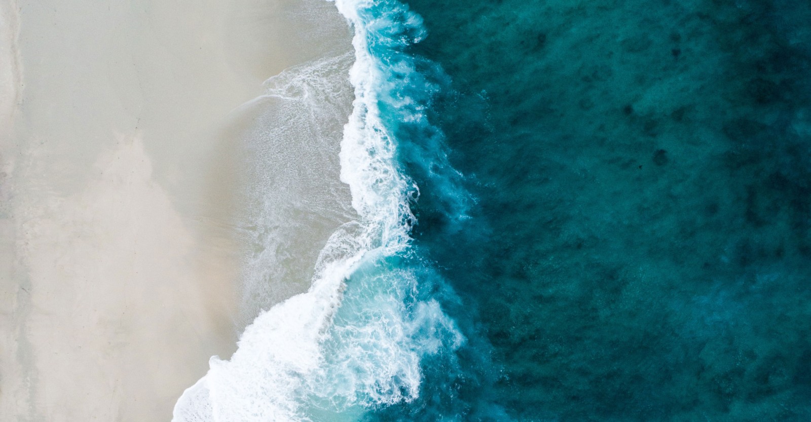 The sea from above