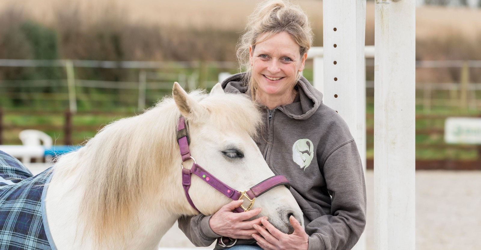 Lisa Deacon with horse -  business had support of a Start Up Loan from British Business Bank