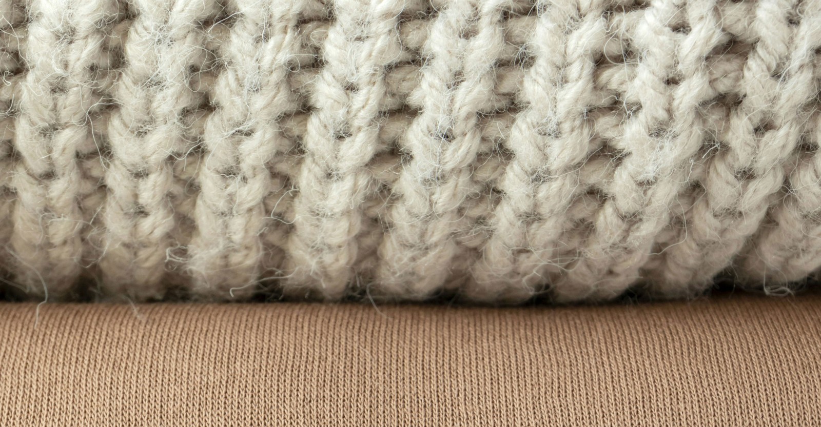 Knitted wool