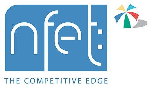 NFET logo with umbrella      blue version